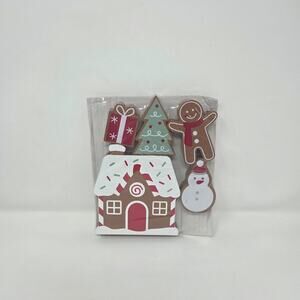 Gingerbread Wooden Christmas Play Set